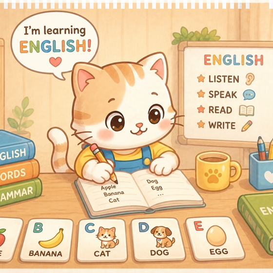 Bé yêu tiếng Anh