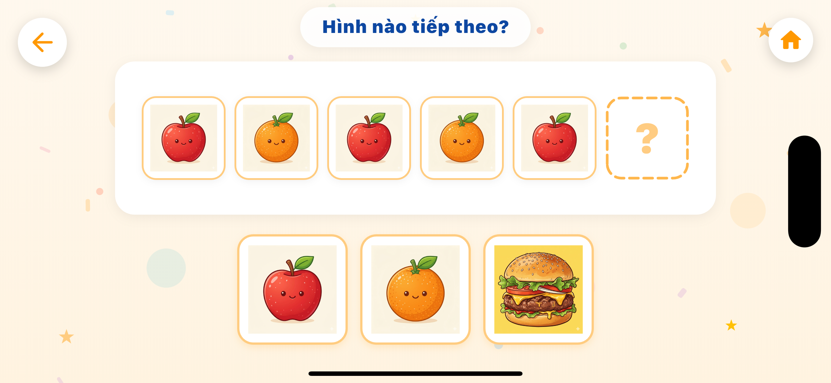 Trò chơi Thám tử quy luật trên Kiddy Brain